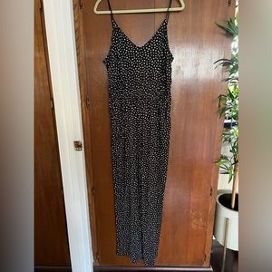 H&M BlK/White Polka Dotted Jumpsuit